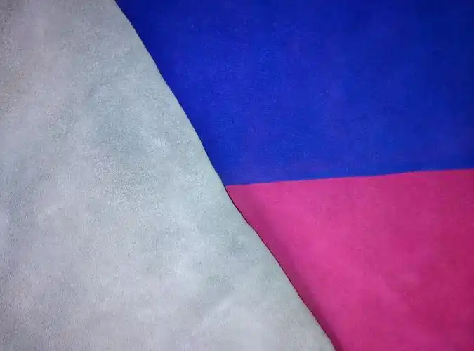 2014爆款色彩 反绒皮鞋面革 反毛皮雪地靴 牛二层皮单鞋 时尚材料图片