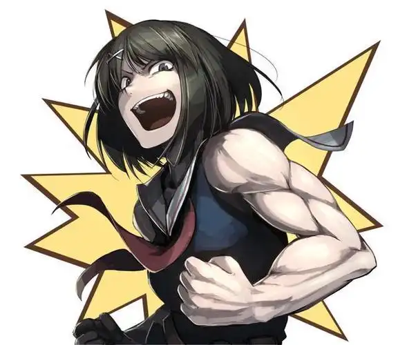 "肌肉女"绘画参考素材,连男性都自愧不如!