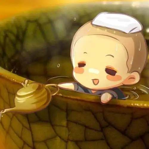 呆萌小和尚情侣头像_第2页