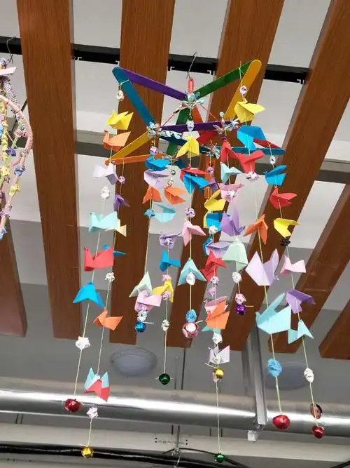 星星风铃千纸鹤的自由组合