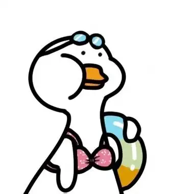 网红鸭子情侣头像 高清可爱的网红鸭子情侣头像一左