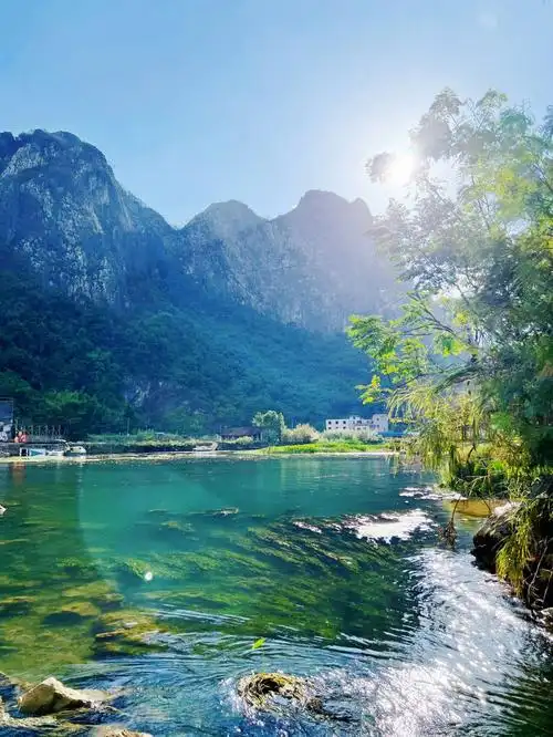 遛娃胜地都安响水关