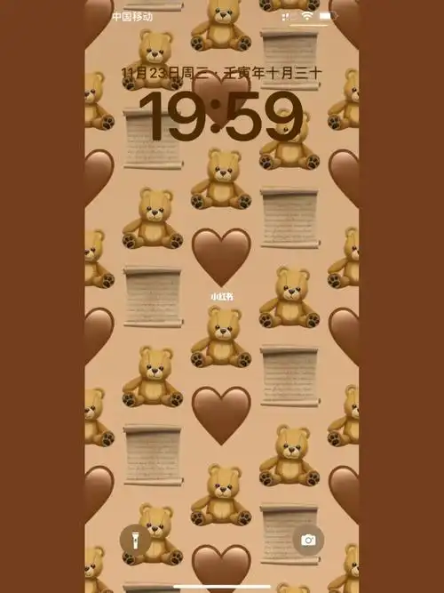 到处都找不到棕色系壁纸所以俺自己做了一个