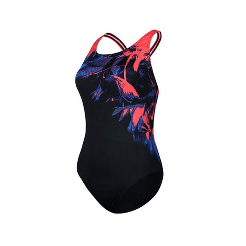 速比涛专业竞技款三角连体泳衣女时尚数码印花游泳健身款