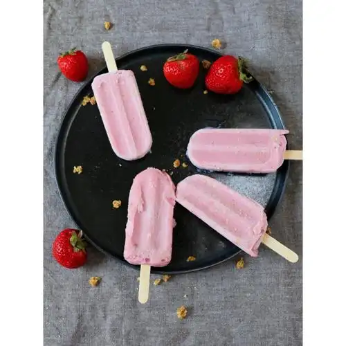草莓希腊酸奶冰棒|缺德舅好物分享
