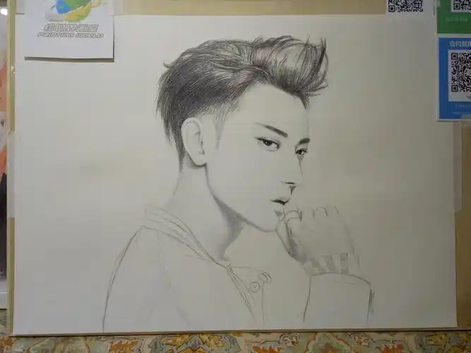 素描黄子韬|纯艺术|绘画|mzgmzg - 原创作品 - 站酷 (zcool)