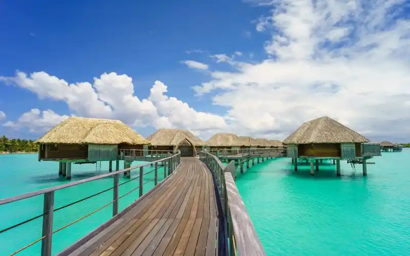 最美浪漫岛屿波拉波拉岛绝美风光桌面壁纸(二)