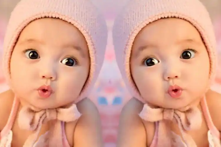 小宝宝图片墙贴画漂亮宝贝画像萌娃胎教备孕婴儿海报龙凤男孩u41