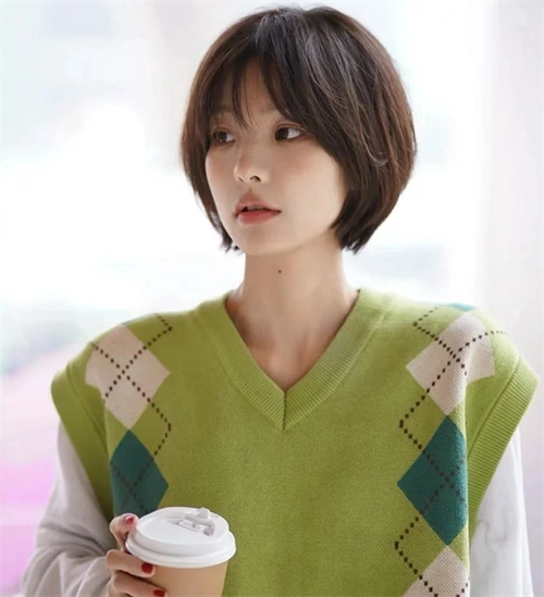 韩式夏季清爽短发 各种长度短发示范_女生短发 - 美发站
