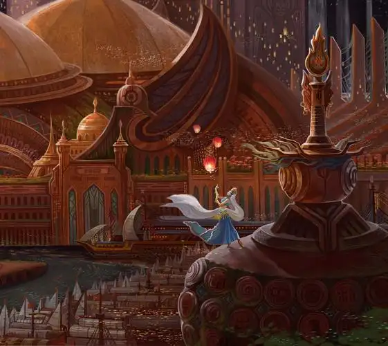 【万博楼兰】|插画|概念设定|九城明爱画画 - 原创作品 - 站酷 (zcool