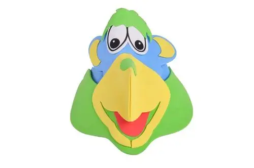 双骏eva泡沫 道具头饰 绿毛猴卡通帽子 儿童玩具 批发直销