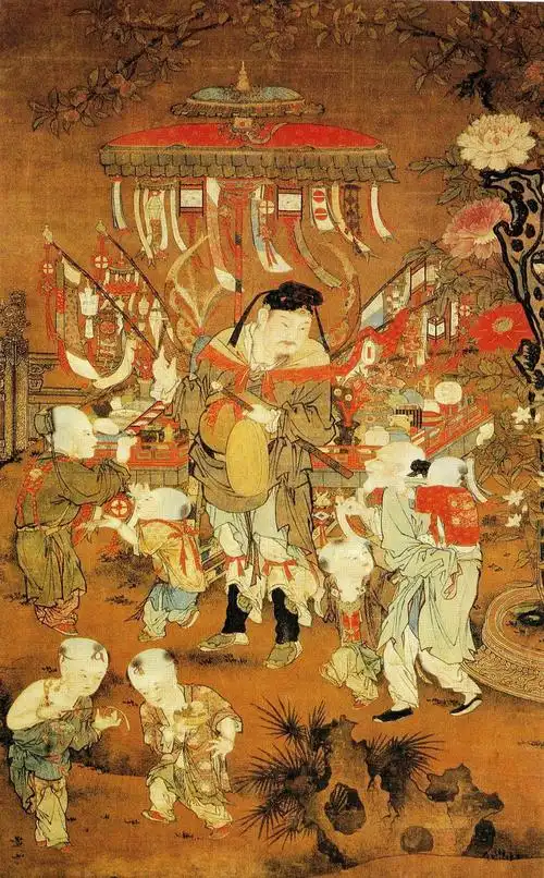 李嵩货郎图含元明清各种版本