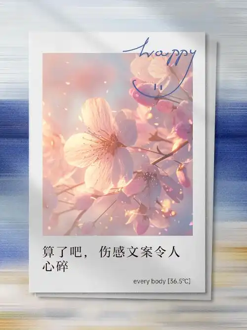 算了吧,伤感文案令人心碎