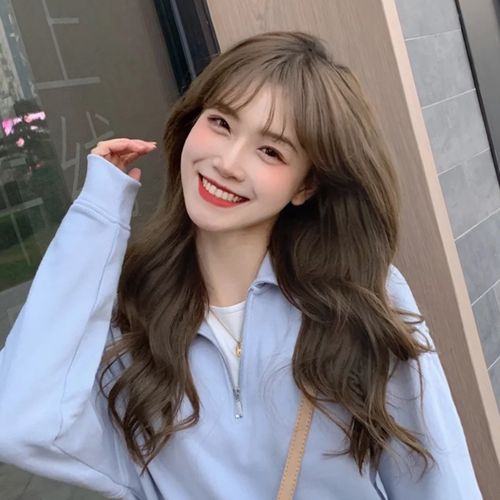 假发女长发2021年时尚新款长卷发型全头套式齐刘海自然网红假发套