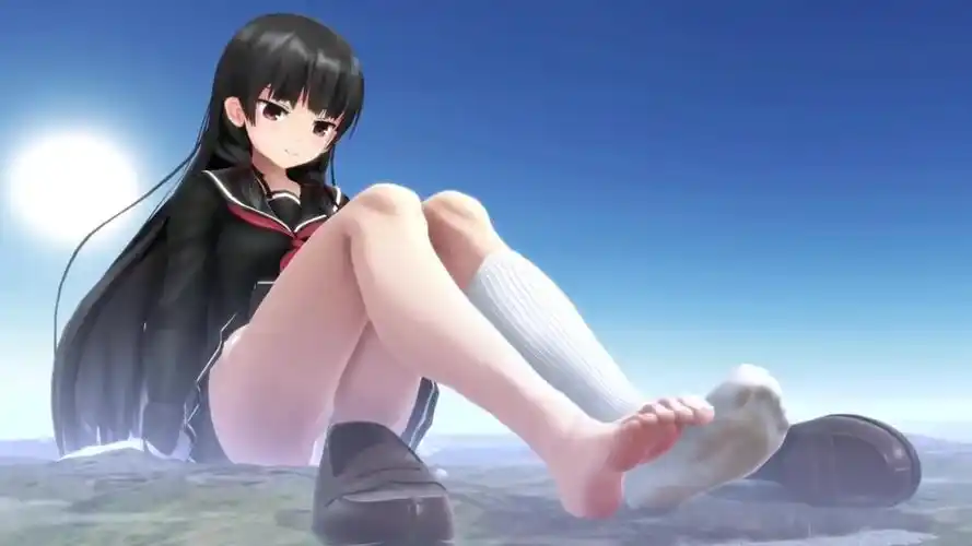 by 寺田落子 [pixiv]巨大娘id=64100386,巨大娘图片,巨型少女,巨人