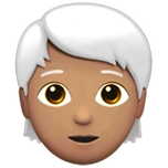 下载"人物:中等肤色,白发" emoji高清大图 - emoji表情大全,emoji百科