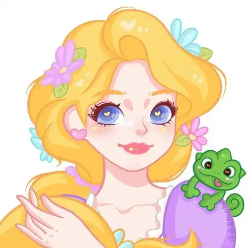 原创卡通头像迪士尼公主系列乐佩公主