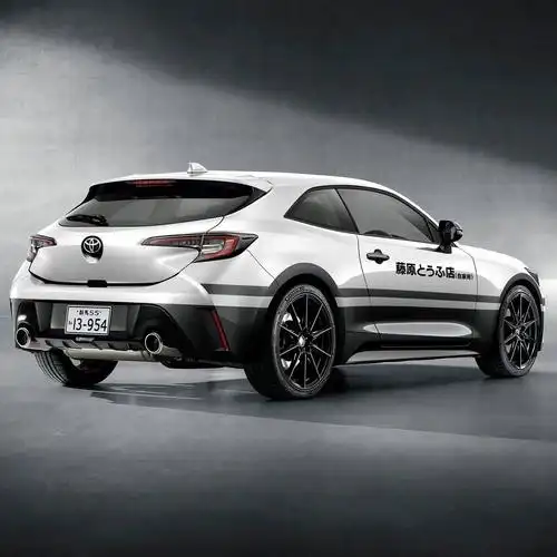 经典的涂装,全新丰田ae 86渲染图,是你心仪的车吗?