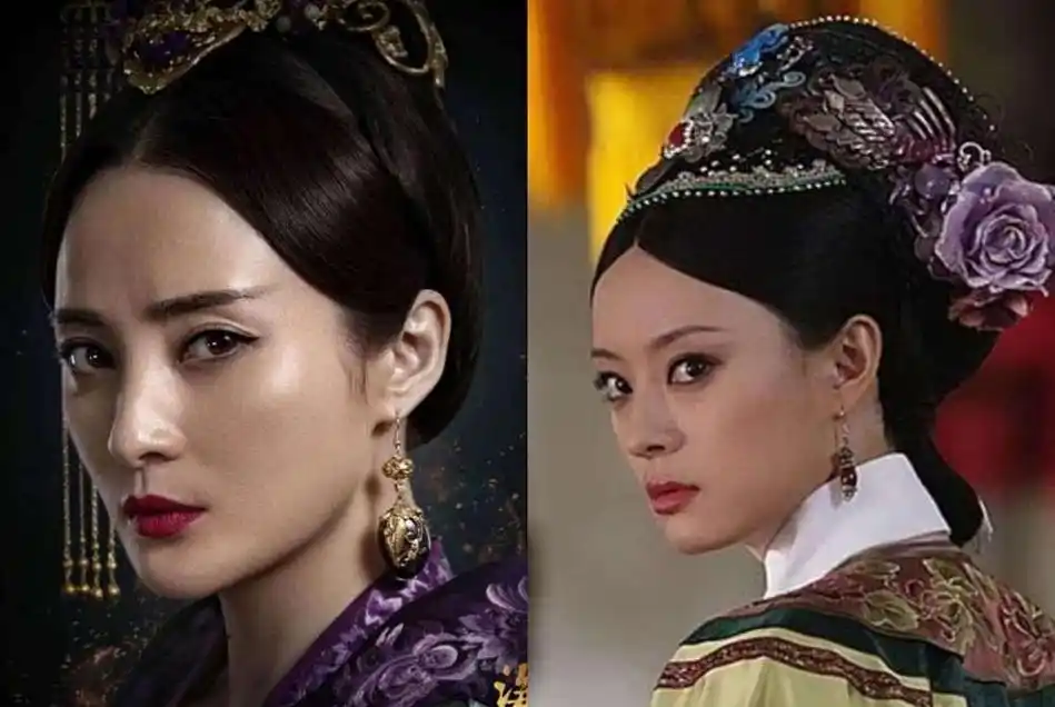 孙俪蒋勤勤:共用一张脸 孙俪和蒋勤勤,分别年届48岁和41岁,可以说是同