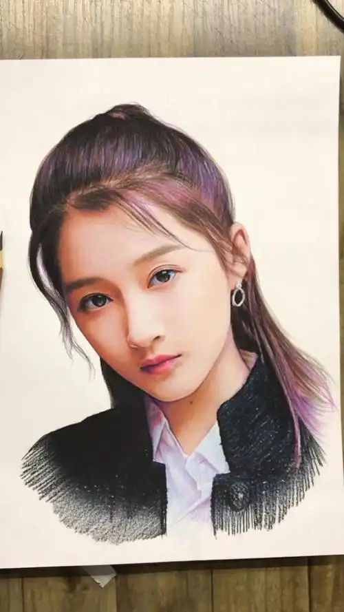 画的关晓彤今天,坚持画坚持发,坚持下去