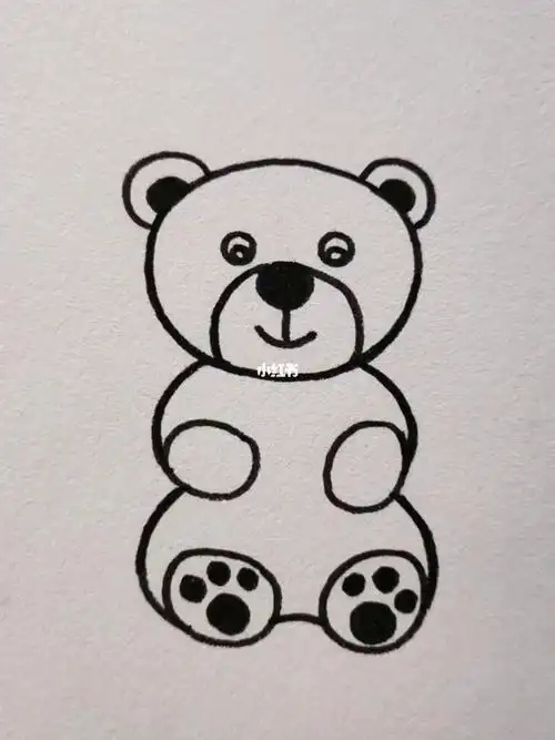 简单画小熊
