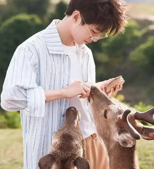 犬系少年王俊凯抱着宠物狗拍写真网友被这眼神温柔哭了