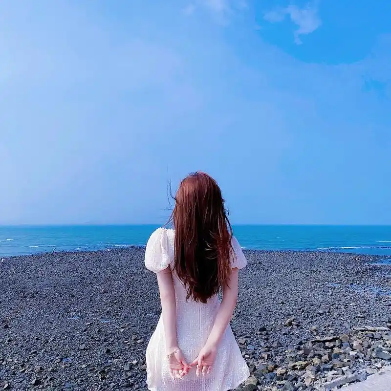 女生头像 闺蜜头像 海边女头 三色堇儿/禁盗