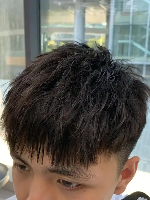 裤盖体摩 束感摩根 立体摩根 碎盖银 凌乱碎盖发 超全男生摩烫碎盖