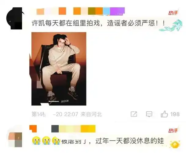 许凯报警了粉丝晒其行程表过年一天没休息太拼了支持告黑