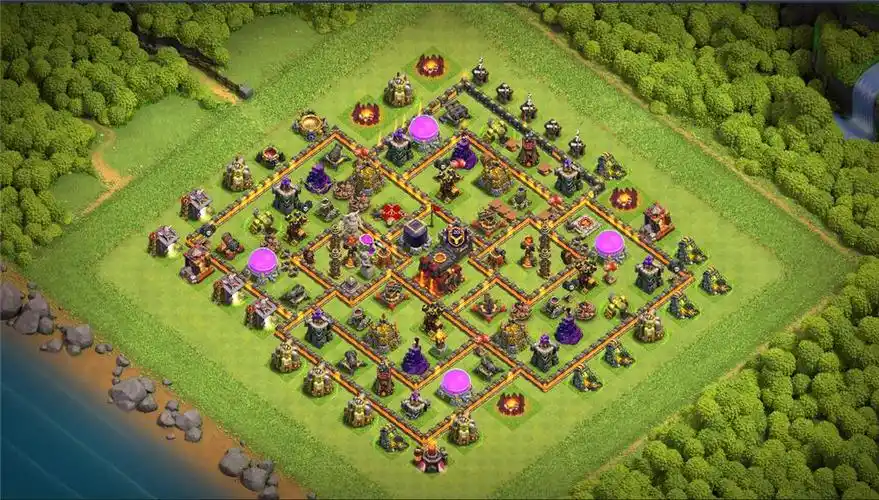 10本10本中期神阵,部落冲突阵型分享,10本10本中期神阵分享链接,10本