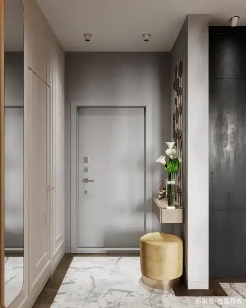 58㎡ 高级灰一室一厅现代风小户型设计