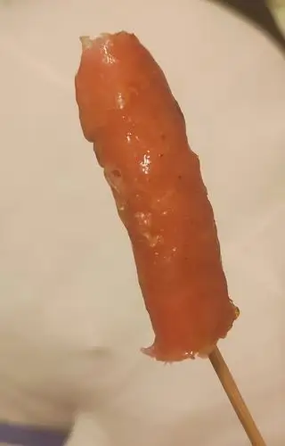 深夜放纵,一根煎的烤肠