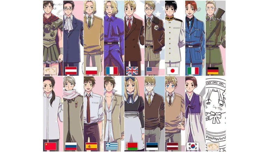 黑塔利亚角色介绍(带图)