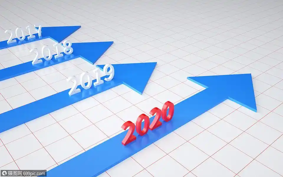 箭头数字2020