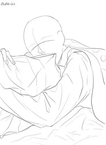 【板绘临摹】男孩子们互动线稿模板?