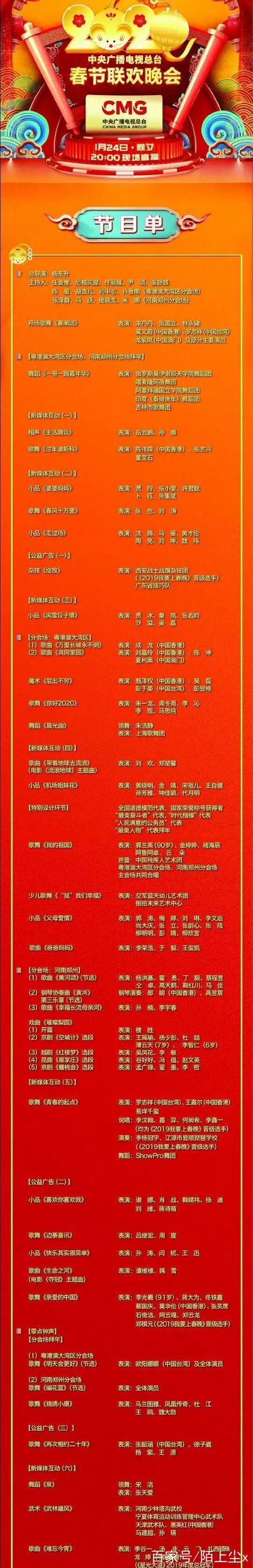 2020年辽宁卫视春晚节目单(2020年辽宁卫视春晚节目单大全)