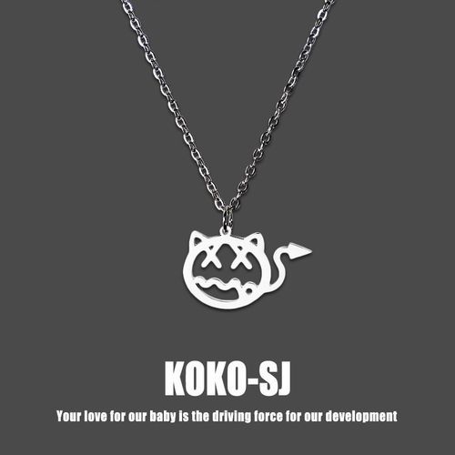 小鬼琳凯同款小恶魔项链简约嘻哈冷淡风吊坠女学生街头潮网红饰品