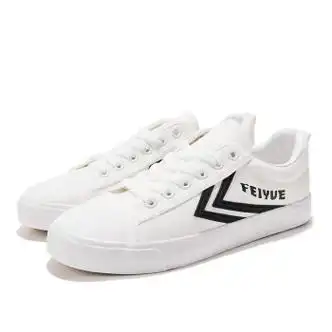 feiyue飞跃feiyue飞跃男鞋帆布鞋女板鞋情侣ins百搭小众复古休闲鞋白