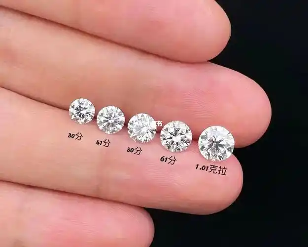 98天然gia钻石圆白钻30分-1克拉裸钻现货