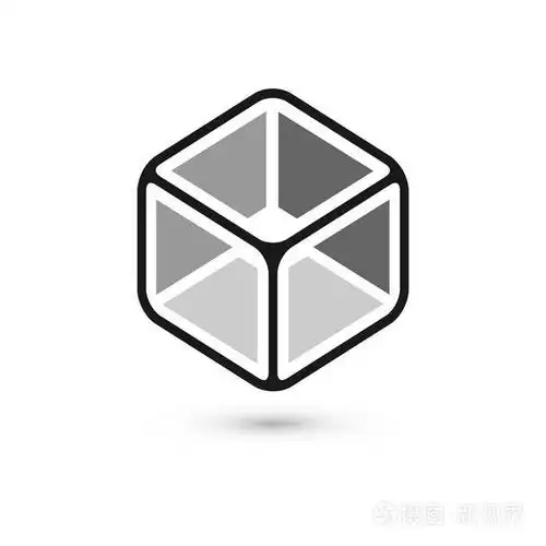 几何立方体符号模式.时尚的图形设计.矢量图.背景设计.