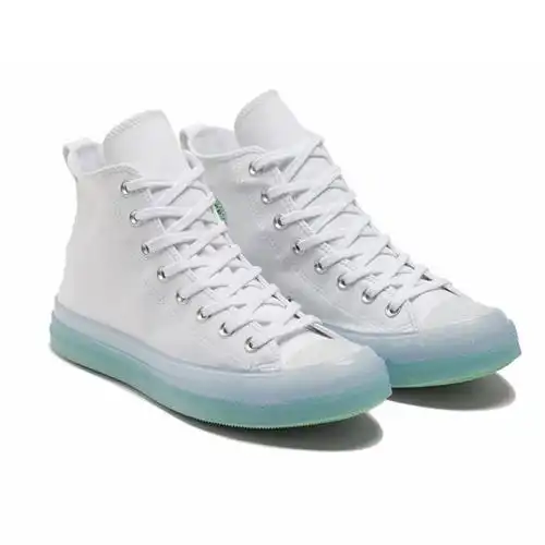 纯原1970s张艺兴联名青花瓷高帮帆布鞋夜光果冻底腰果花男女板鞋 果冻