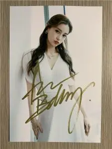 『冲冠』大陆明星angelababy杨颖亲笔签名照片24款定妆照6寸现货