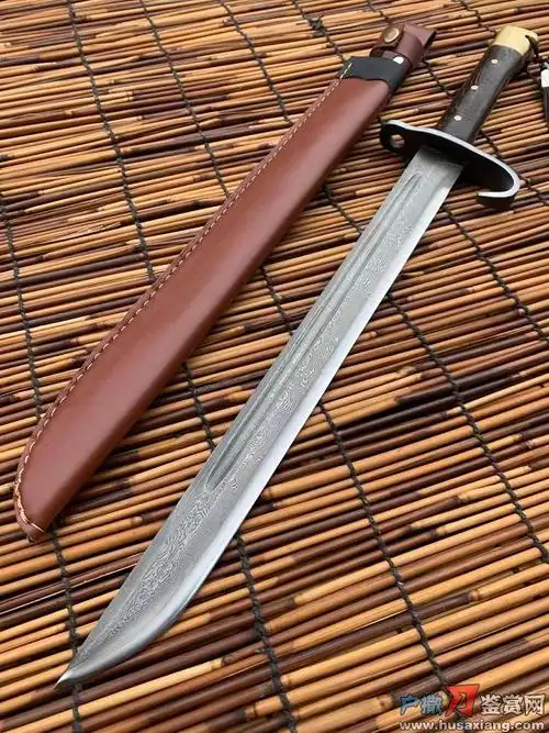 三八刺刀手工锻打花纹钢