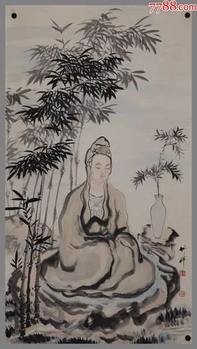 竹禅法师,四川梁山人,清代著名书画大师,人物