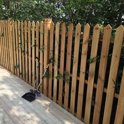 防腐木栅栏户外围栏庭院篱笆v室内外实木网格隔断阳台花园护栏扶