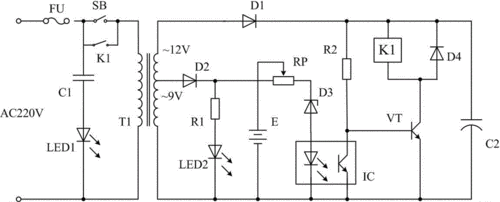 自断电充电器电路