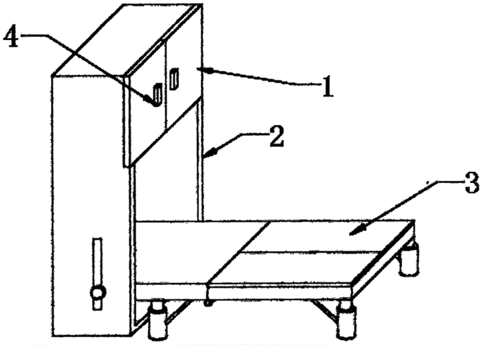 一种柜式折叠床的制作方法