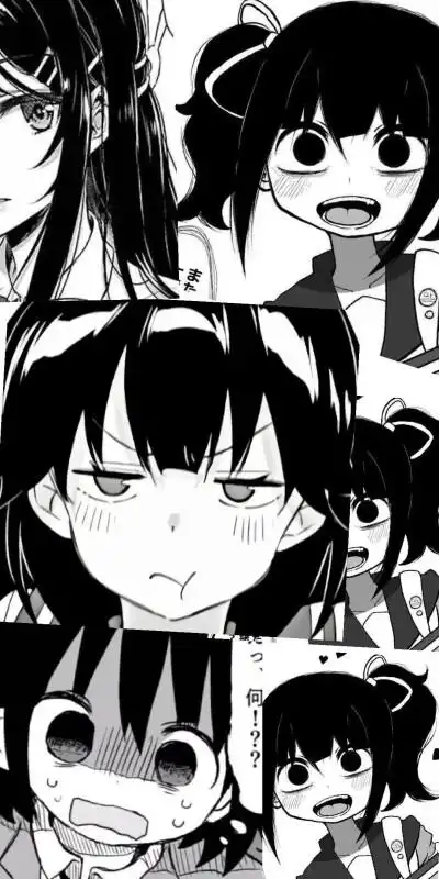 日漫女生拼接壁纸