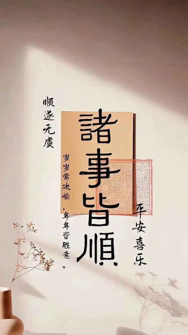 2023壁纸,屏保分享,诸事皆顺00 - 抖音