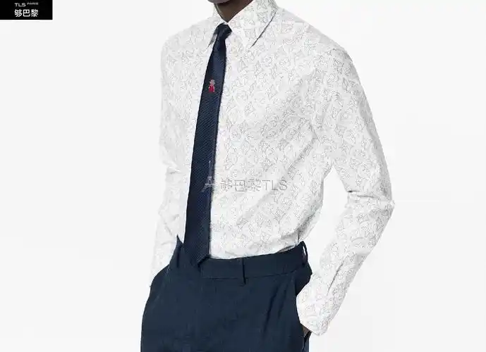 【包邮包税】 lv路易威登 21年秋冬 男士 长袖衬衫 signature 衬衫 1a